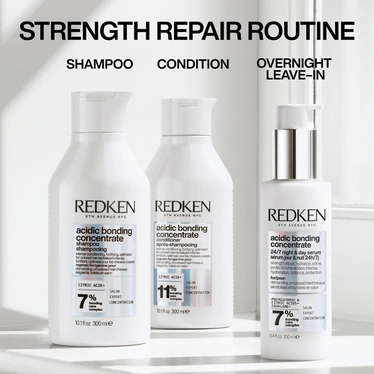 Acidic Bonding Concentrate 24/7 Night & Day Serum 100 ml – Redken