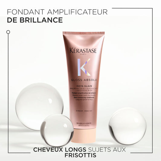 Fondant Insta Glaze Revitalisant pour cheveux longs sujet aux frisottis 250 ml Gloss Absolu - Kérastase