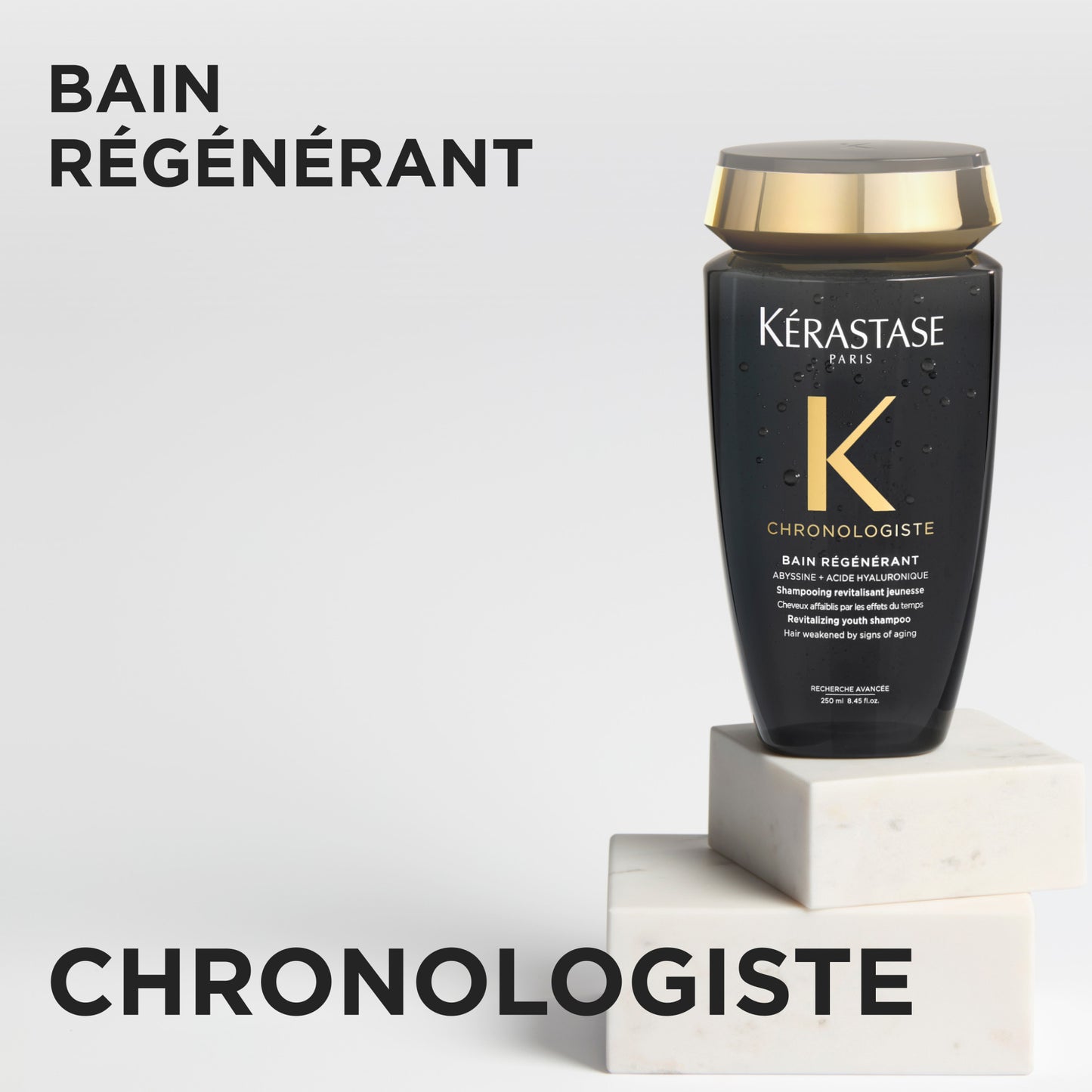 Bain Régénérant Shampoing anti-âge régénérant 500 ml Chronologiste - Kérastase