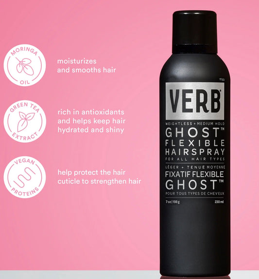 Light Hold Medium Hold Hairspray 230ml Ghost - Verb