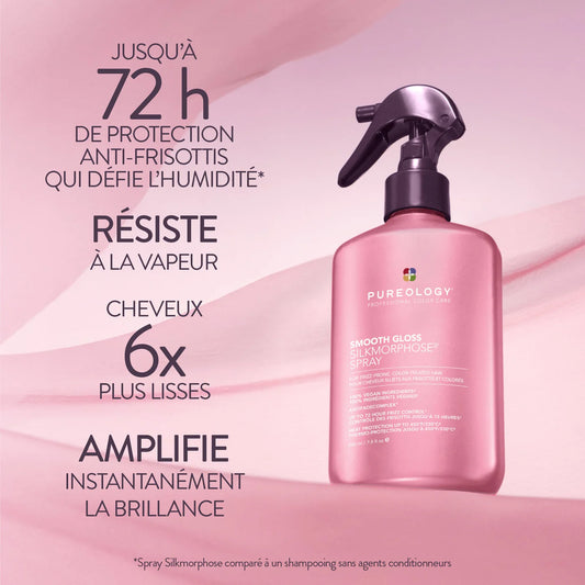 Spray Silkmorphose anti-frisottis 230 ml Smooth Gloss - Pureology