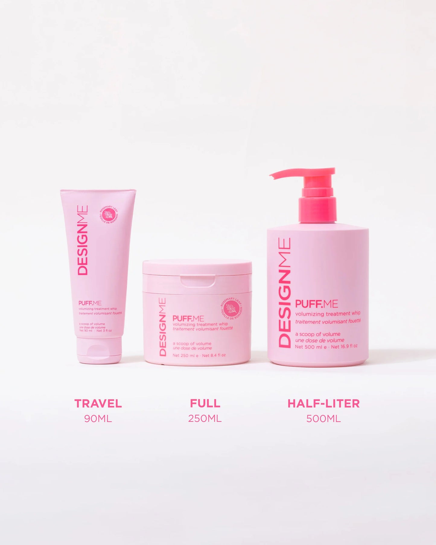 Traitement volumisant fouetté format voyage 90 ml Puff.Me - Design.Me