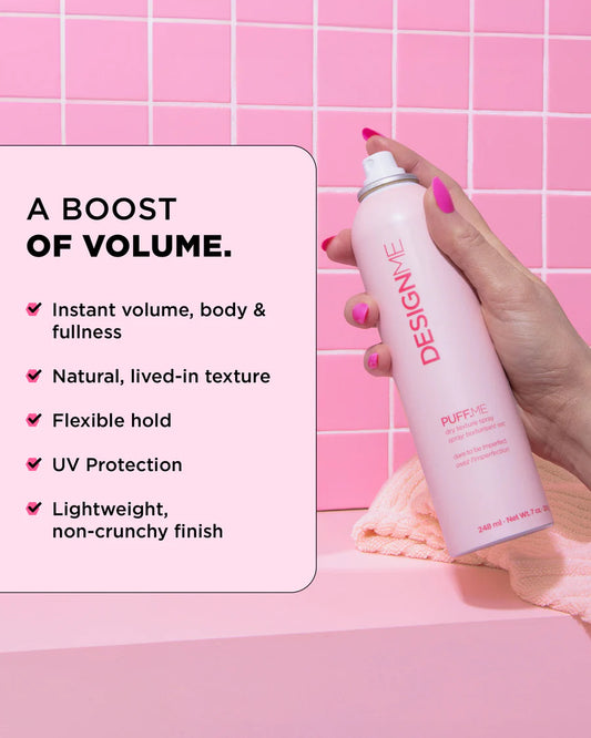 Spray Sec Texturisant pour le Volume 245 ml Puff.Me - Design.Me