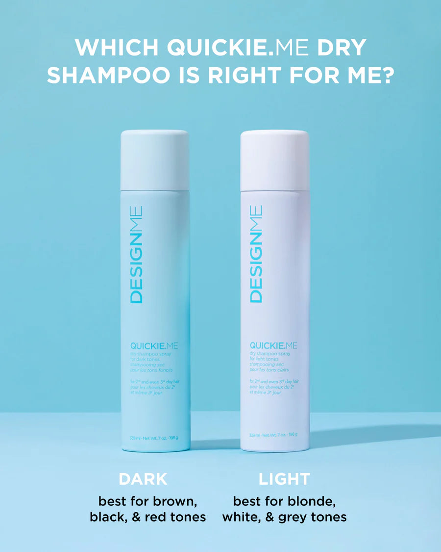 Shampoing Sec Tons Foncés Quickie.Me 339 ml - Design.Me