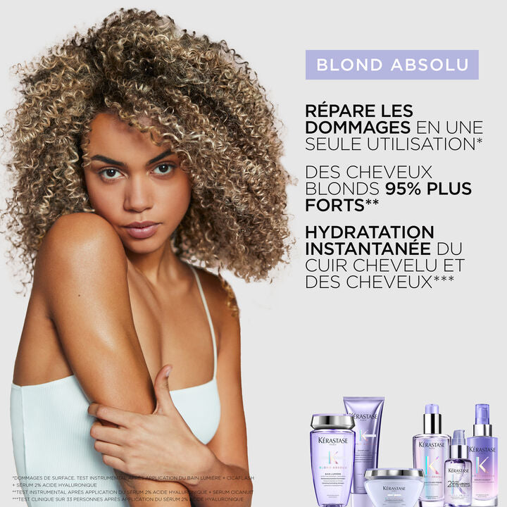 Cicaflash Revitalisant pour Cheveux Blonds format voyage 75 ml Blond Absolu - Kérastase
