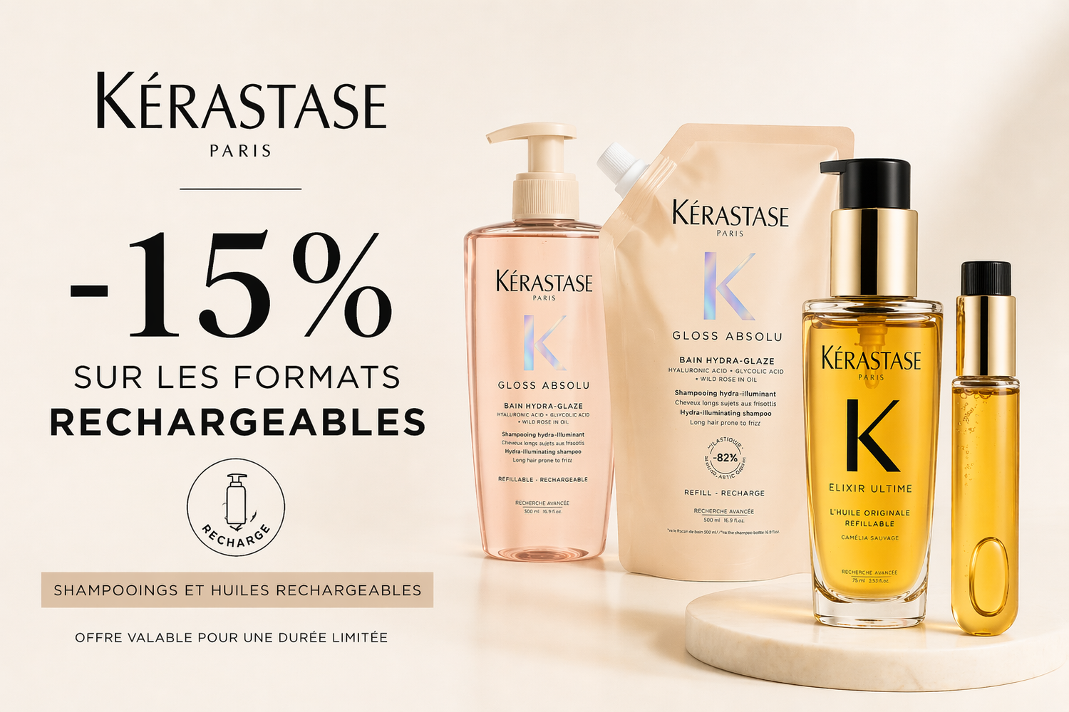 Recharges Kérastase -15%