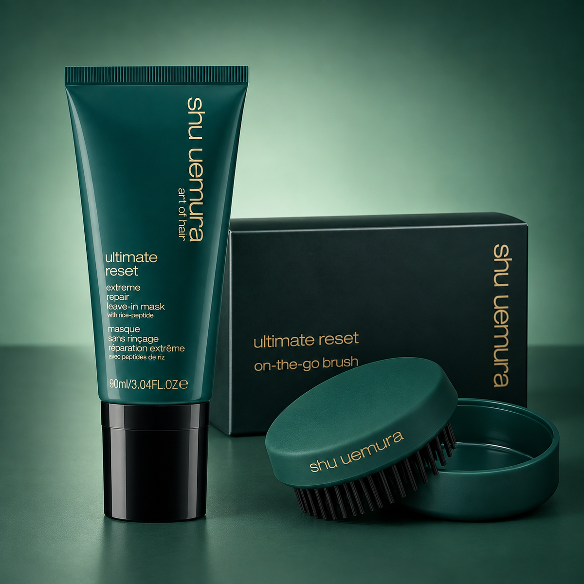 Masque sans rinçage 90 ml + Brosse pour le cuir chevelu offerte Ultimate Reset - Shu uemura