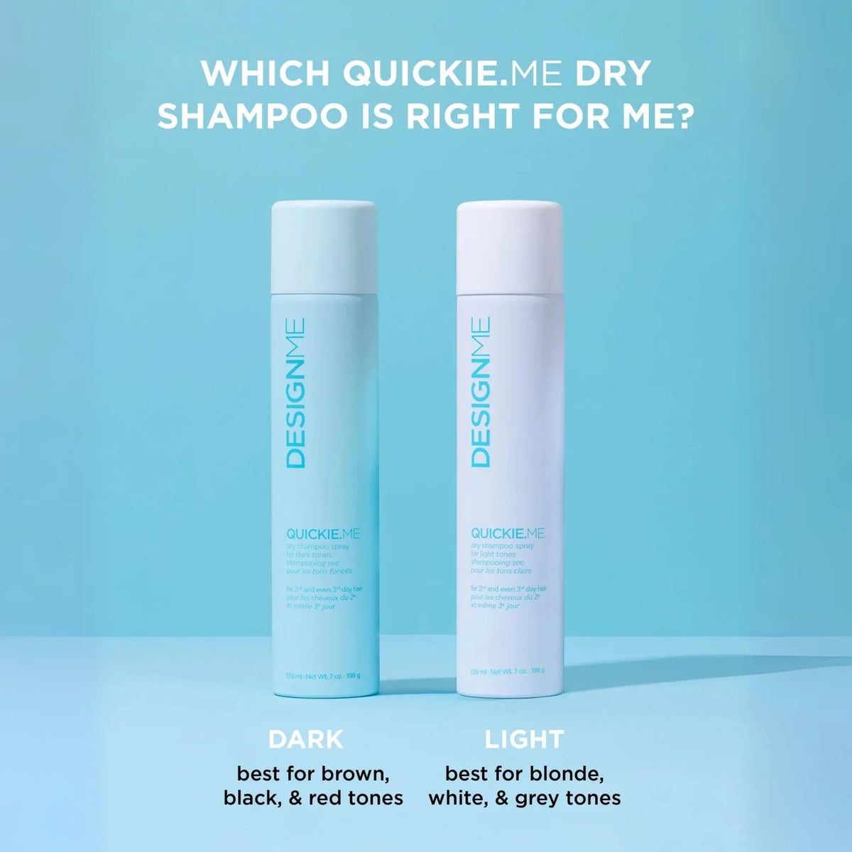 Ornement des fêtes Shampoing sec tons foncés 96 ml Quickie.Me- Design.Me