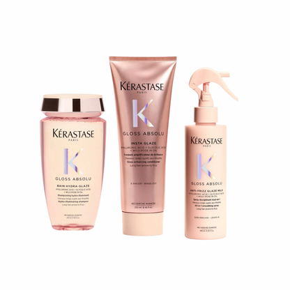 Routine Brillance et Anti-frisottis Gloss Absolu - Kérastase