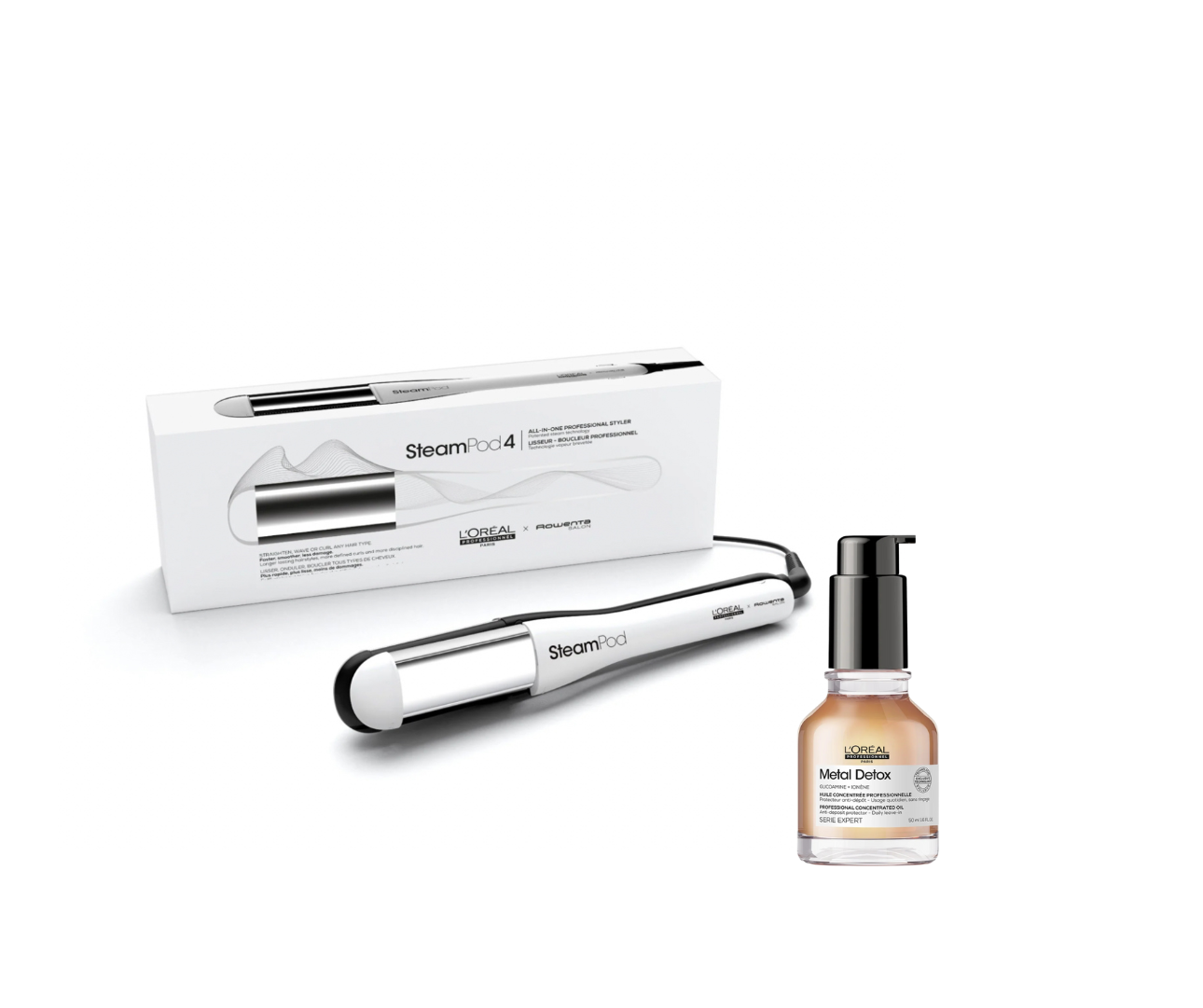 Duo SteamPod 4.0 & Huile Metal Detox - L'Oréal professionnel