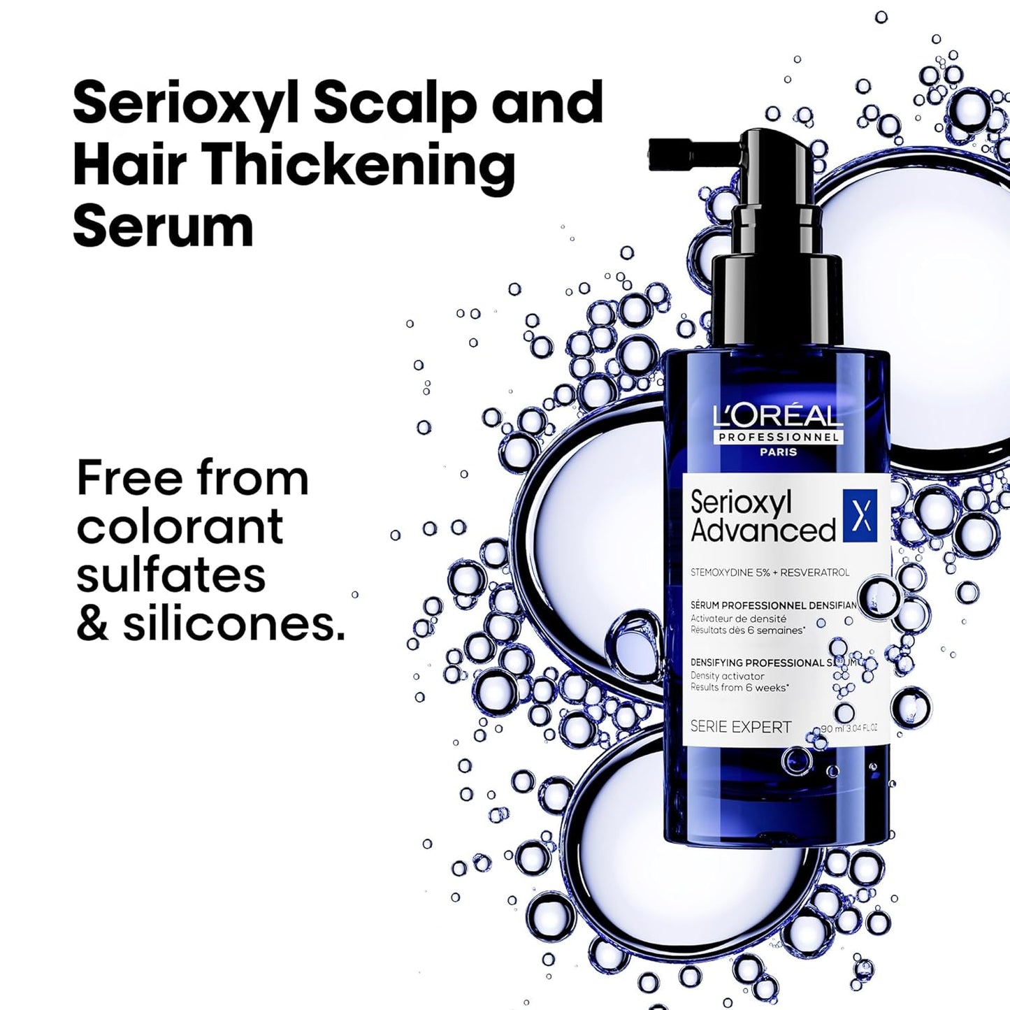 Sérum Professionnel Densifiant Anti-chute 90 ml Serioxyl Advanced - L'Oréal Professionnel