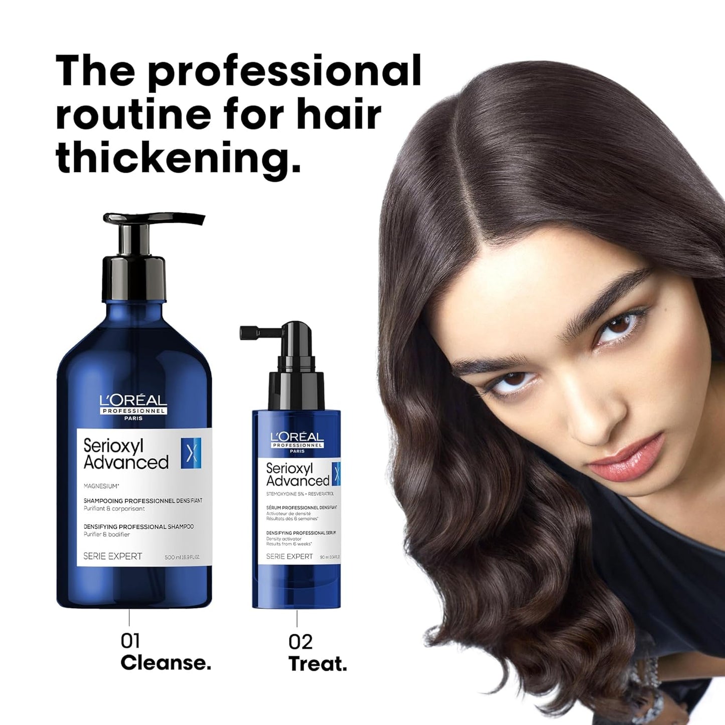 Sérum Professionnel Densifiant Anti-chute 90 ml Serioxyl Advanced - L'Oréal Professionnel