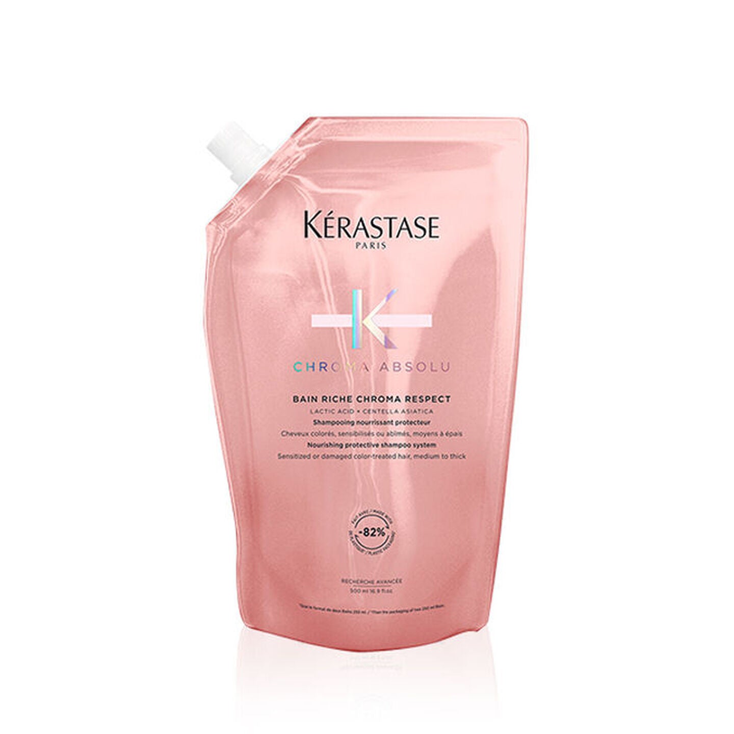 Recharge Bain Riche Chroma Respect shampoing 500 ml pour cheveux colorés Chroma Absolu - Kérastase