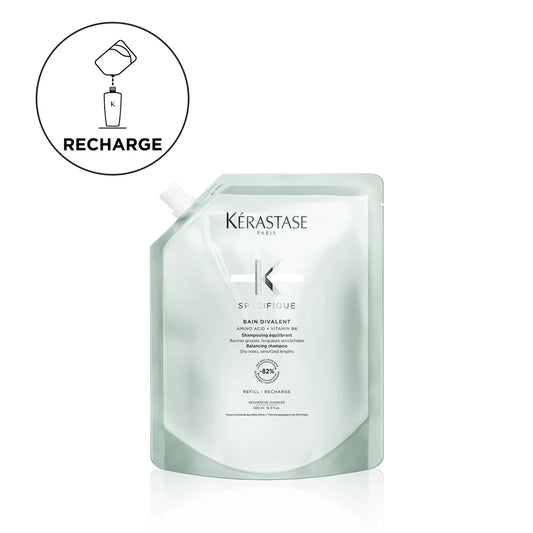 Recharge Bain Divalent Shampoing pour cuir chevelu gras 500 ml Spécifique - Kérastase