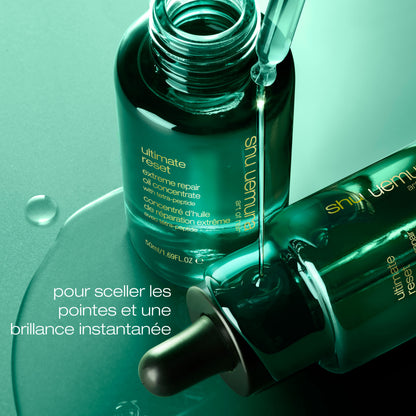 Concentré d'huile de réparation extrême pour cheveux très abîmés 50 ml Ultimate Reset - Shu uemura