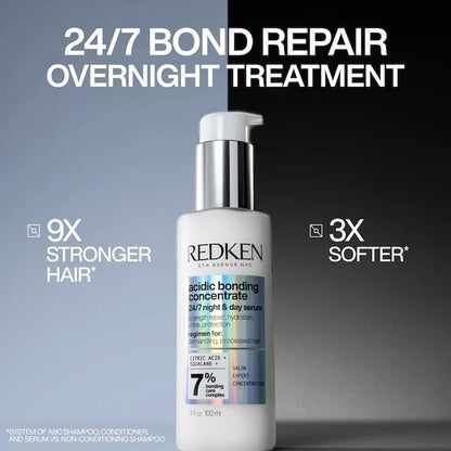 Acidic Bonding Concentrate 24/7 Night & Day Serum 100 ml – Redken