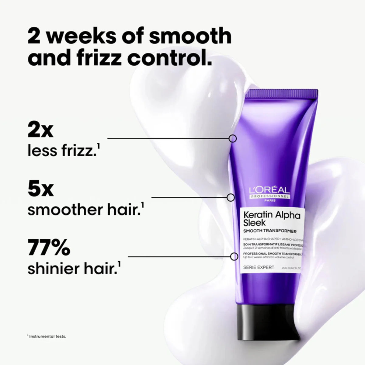 Traitement Lissant & Disciplinant 200 ml Kératin Alpha Sleek - L’Oréal Professionnel