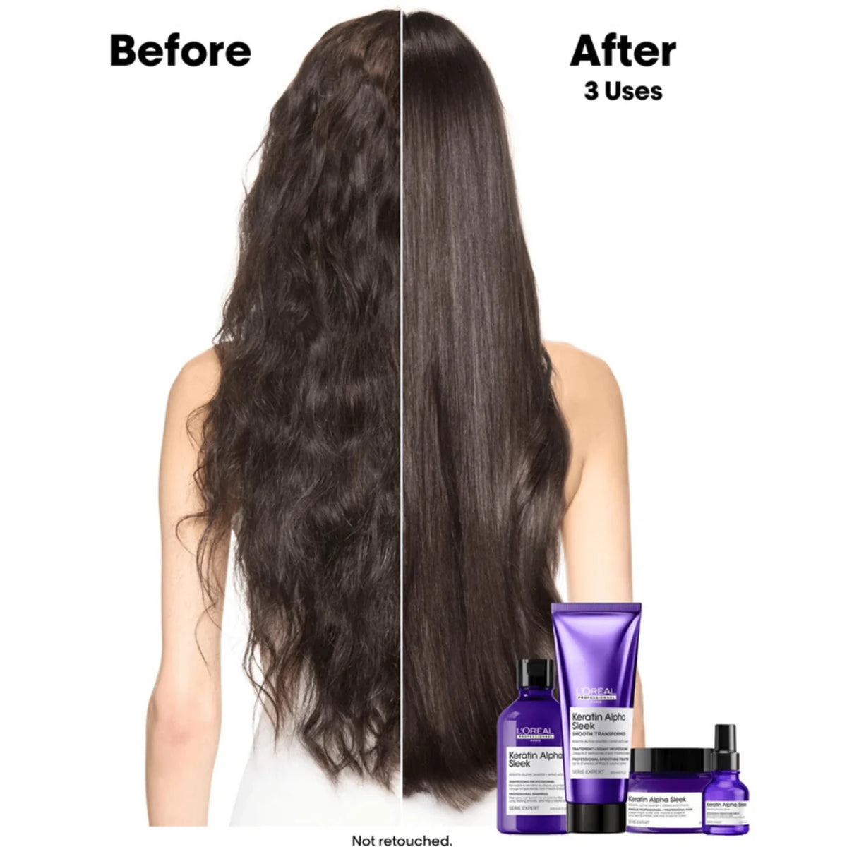 Traitement Lissant & Disciplinant 200 ml Kératin Alpha Sleek - L’Oréal Professionnel