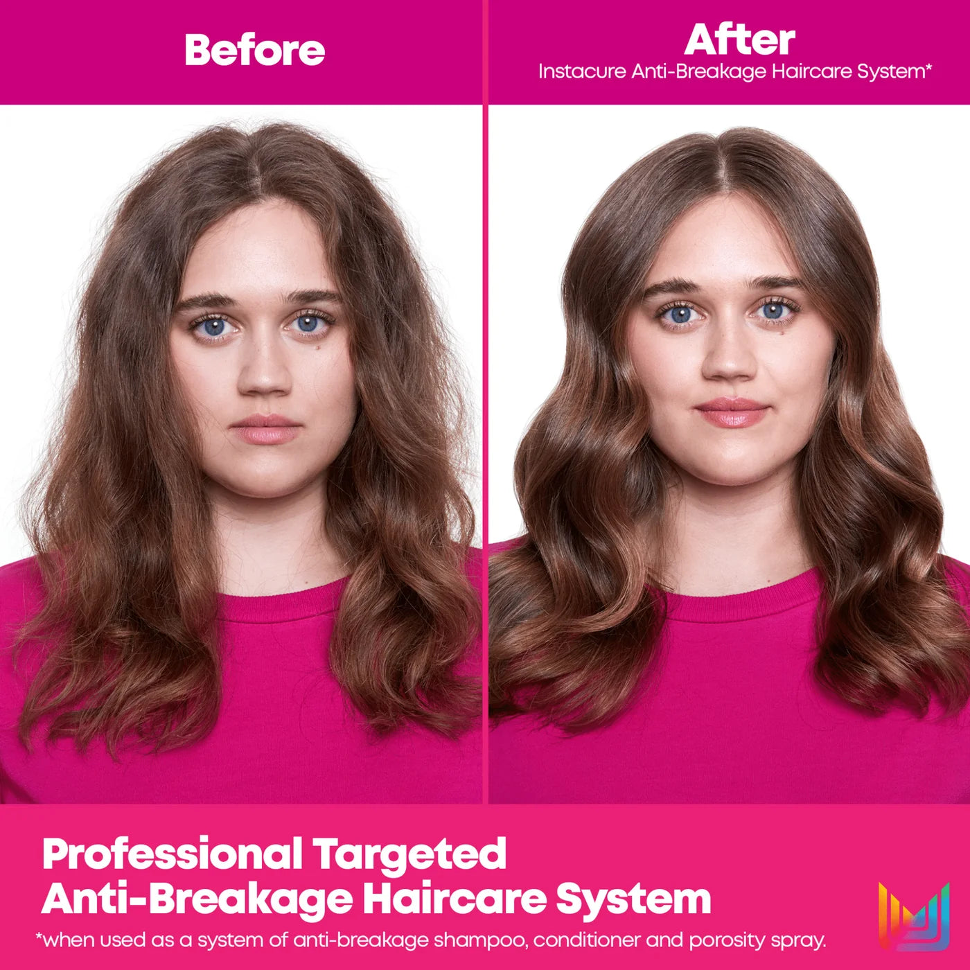 Shampoing anti-casse pour cheveux abîmés 1000 ml InstaCure - Matrix