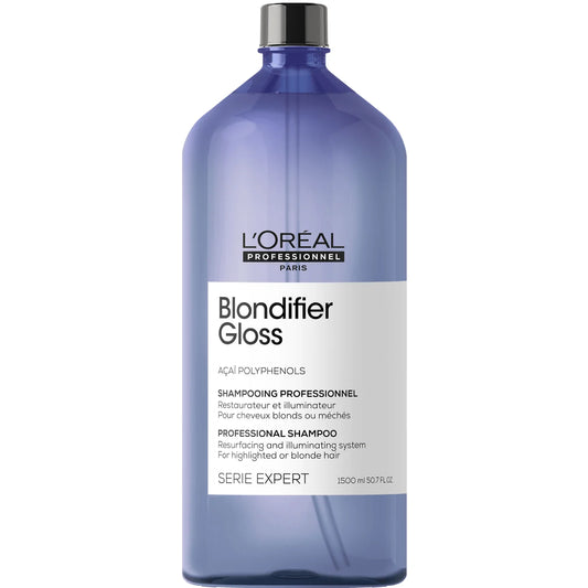 Illuminating Shampoo for Blonde Hair 1500 ml Blondifier Gloss – L’Oréal Professionnel