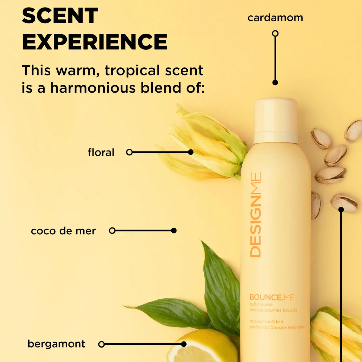Ornement des fêtes mousse pour les boucles 85 ml Bounce.Me - Design.Me