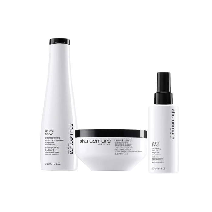Izumi Tonic Thickening Routine for Fragile Hair - Shu Uemura