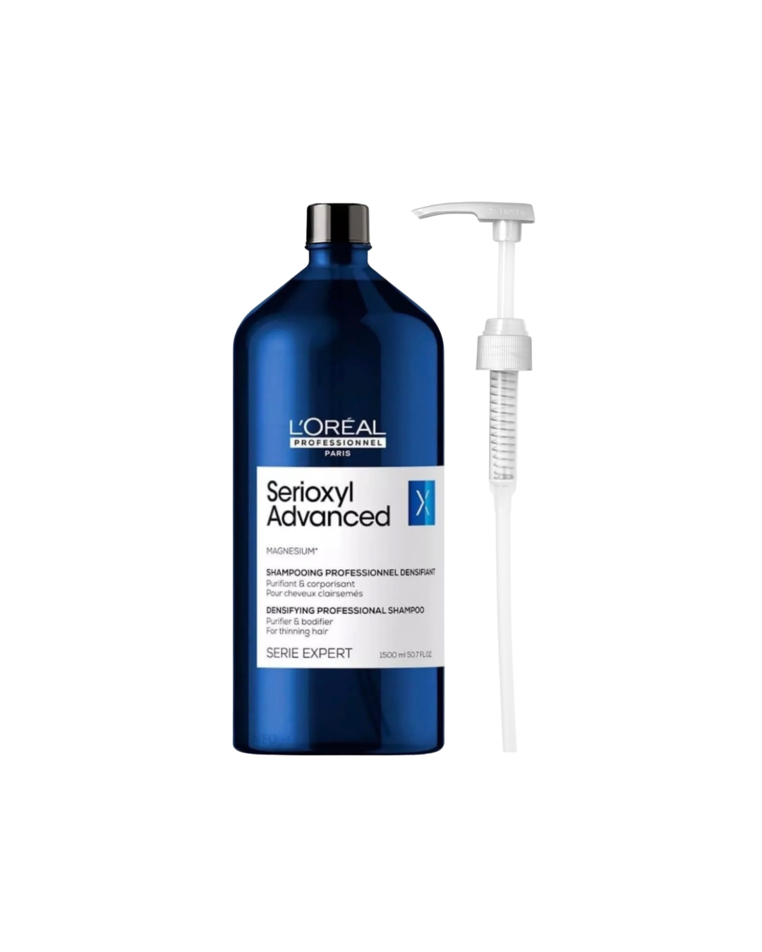 Shampoing Purifiant et Corporisant Anti-chute 1.5 L Serioxyl Advanced - L'Oréal Professionnel