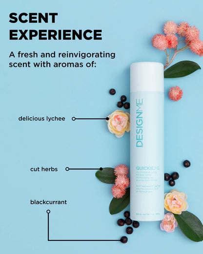 Shampoing Sec Tons Foncés Format voyage 96 ml Quickie.Me - Design.Me