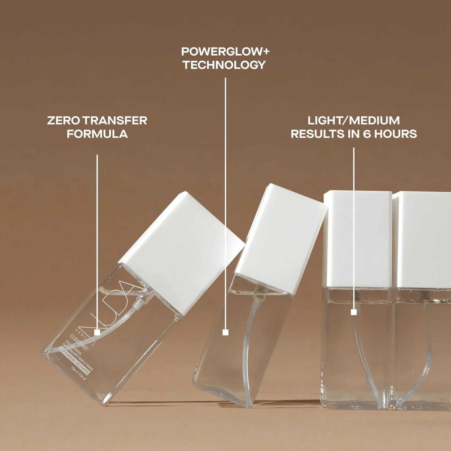 Eau Autobronzante pour le visage Cloudmist pale à moyen 75 ml - Nuda