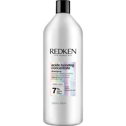 Shampoing Acidic Bonding Concentrate pour cheveux abîmés 1L ABC - Redken