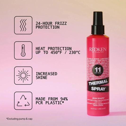 Spray thermal tenue légère 250 ml 11 Low Hold - Redken