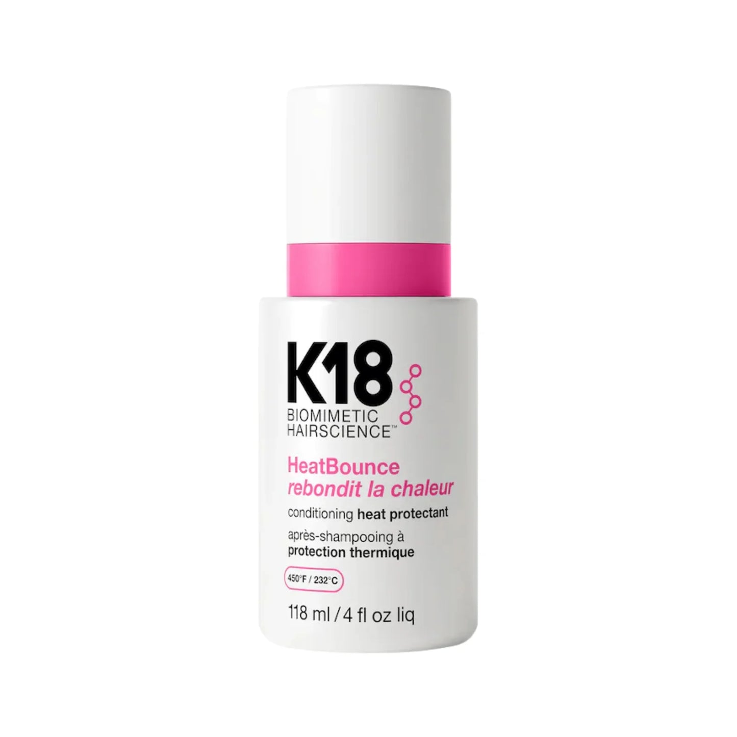 Revitalisant sans rinçage à protection thermique Heat Bounce 118 ml - K18