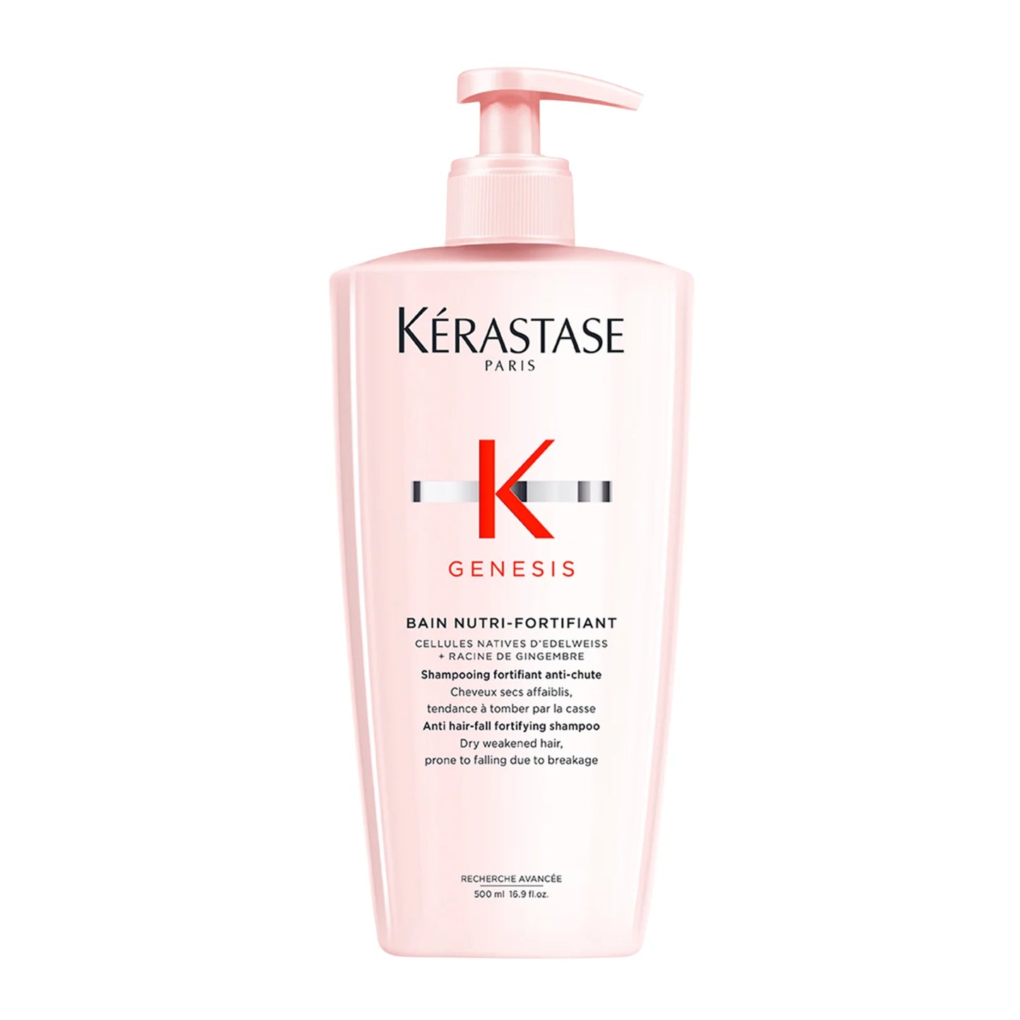 Bain Nutri-Fortifiant Rechargeable Shampoing pour cheveux fragiles & secs 500 ml Genesis - Kérastase