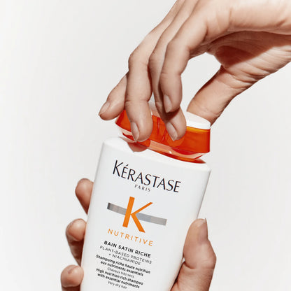 Recharge Bain Satin riche Shampoing pour cheveux très secs 500 ml Nutritive - Kérastase