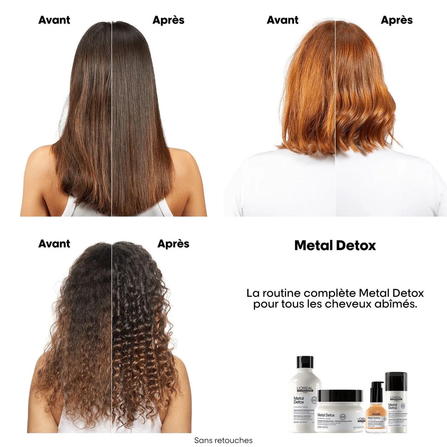 Recharge Crème Lavante Shampoing Anti-Métaux 1000 ml Metal Detox - L'Oréal Professionnel