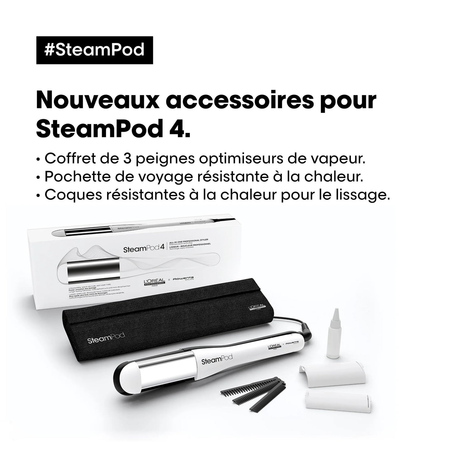Duo SteamPod 4.0 & Sérum lissant 50 ml - L’Oréal Professionnel