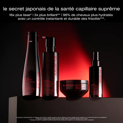 Routine Revitalisation Intense Anti-frisottis & Brillance pour cheveux moyens à épais Ashita suprême - Shu uemura
