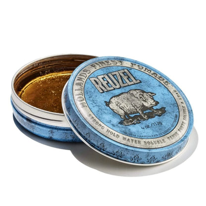 Pomade / Pâte bleu tenue forte soluble a l’eau - Reuzel