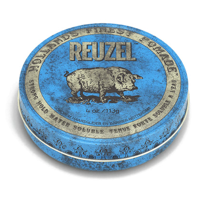 Pomade / Pâte bleu tenue forte soluble a l’eau - Reuzel