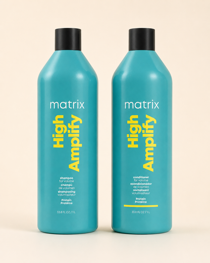 Duo Shampoing & Revitalisant pour le volume High Amplify -Matrix