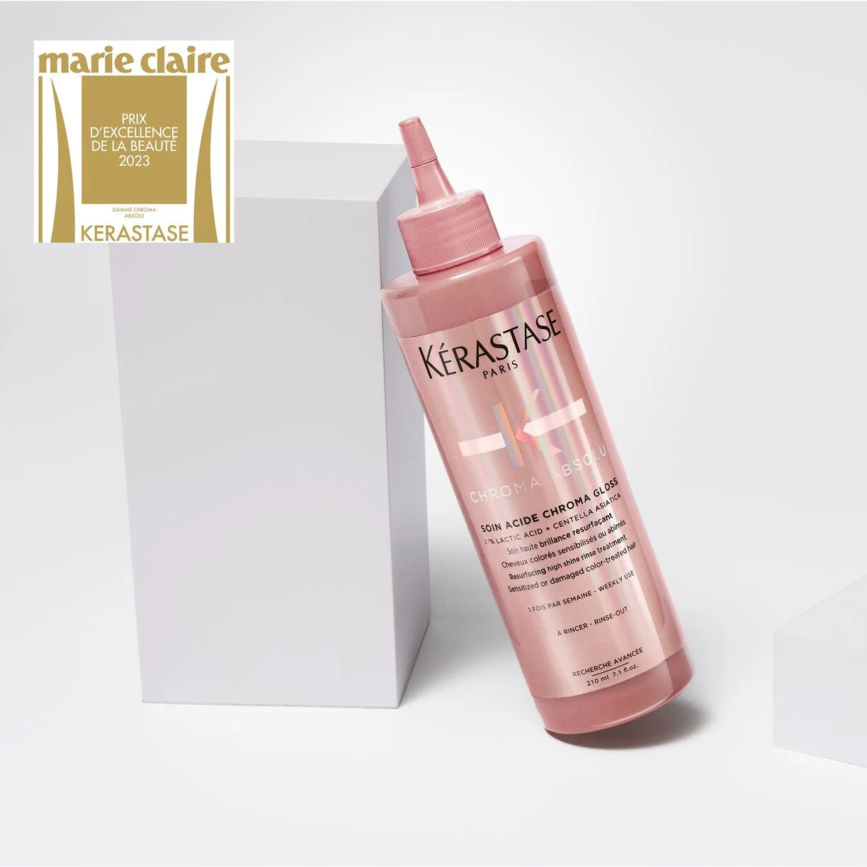 Soin Acide Chroma Gloss 210 ml pour cheveux colorés Chroma Absolu - Kérastase