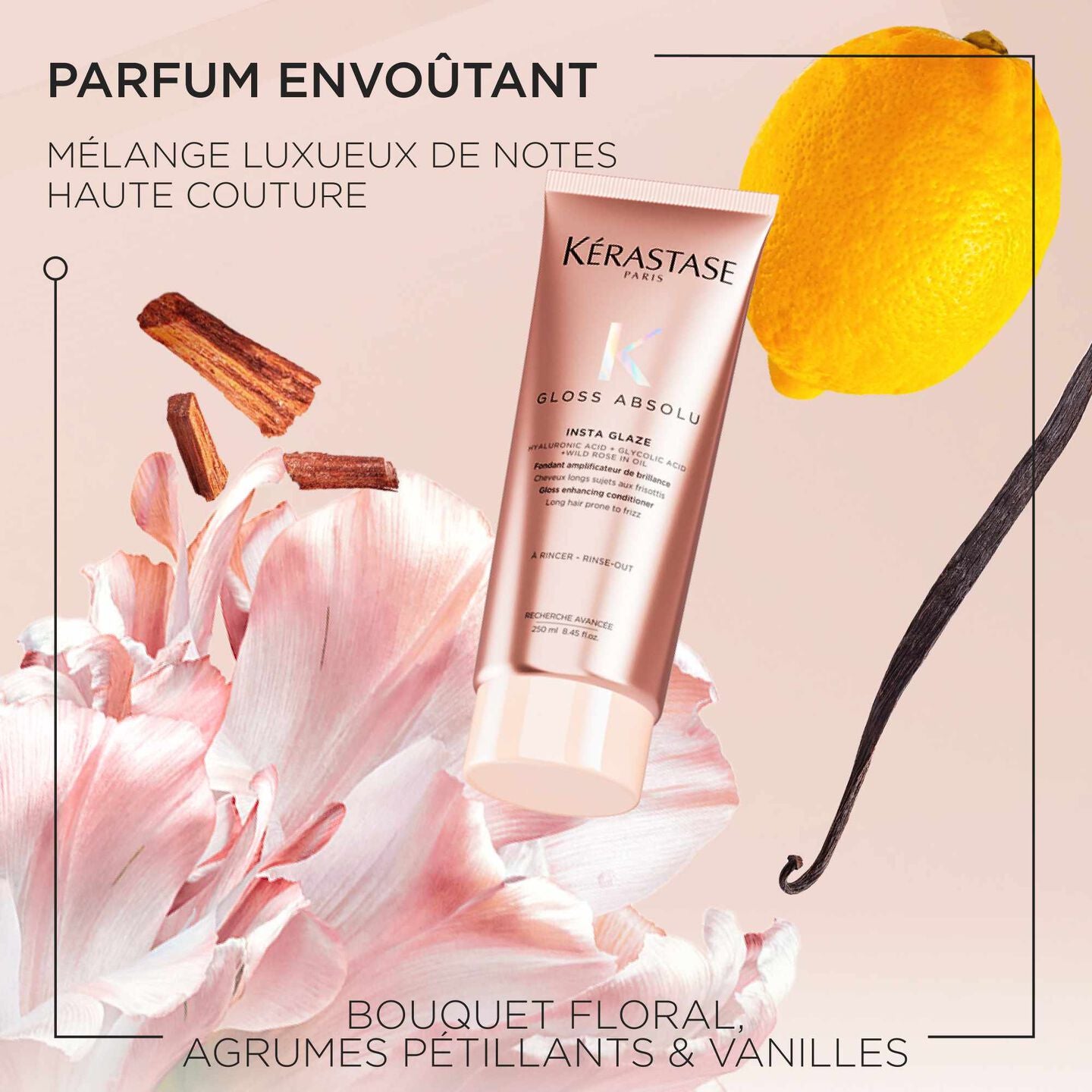 Fondant Insta Glaze Revitalisant pour cheveux longs sujet aux frisottis 75 ml Gloss Absolu - Kérastase