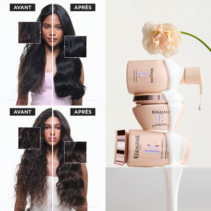 Routine Brillance & anti-frisottis pour cheveux moyens à épais Gloss Absolu - Kérastase