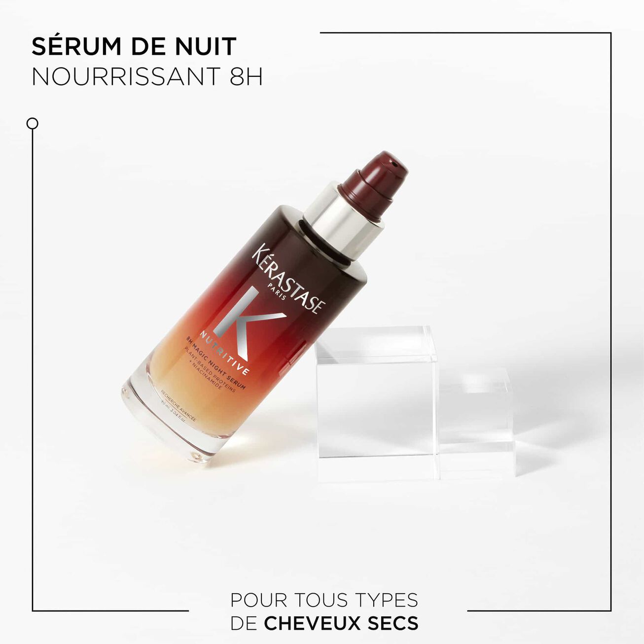 Sérum de Nuit 8H Magic pour cheveux secs 90 ml Nutritive - Kérastase