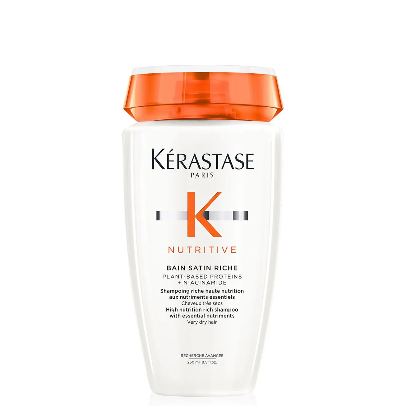 Bain Satin Riche Shampoing pour cheveux très secs 250 ml Nutritive - Kérastase