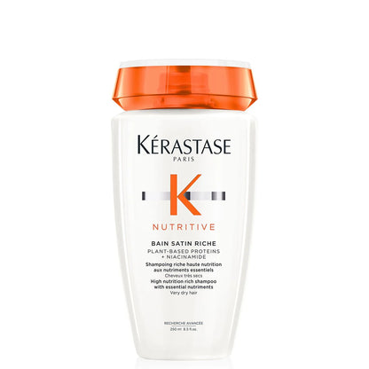 Bain Satin Riche Shampoing pour cheveux très secs 250 ml Nutritive - Kérastase