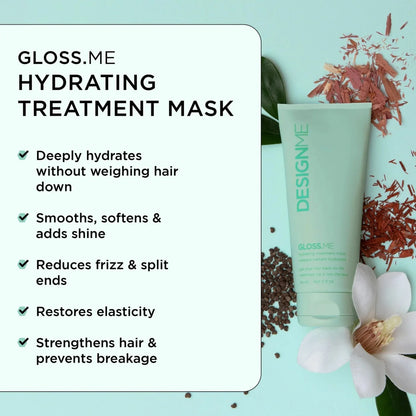 Trio Hydratant pour cheveux secs Gloss.me - Design.me