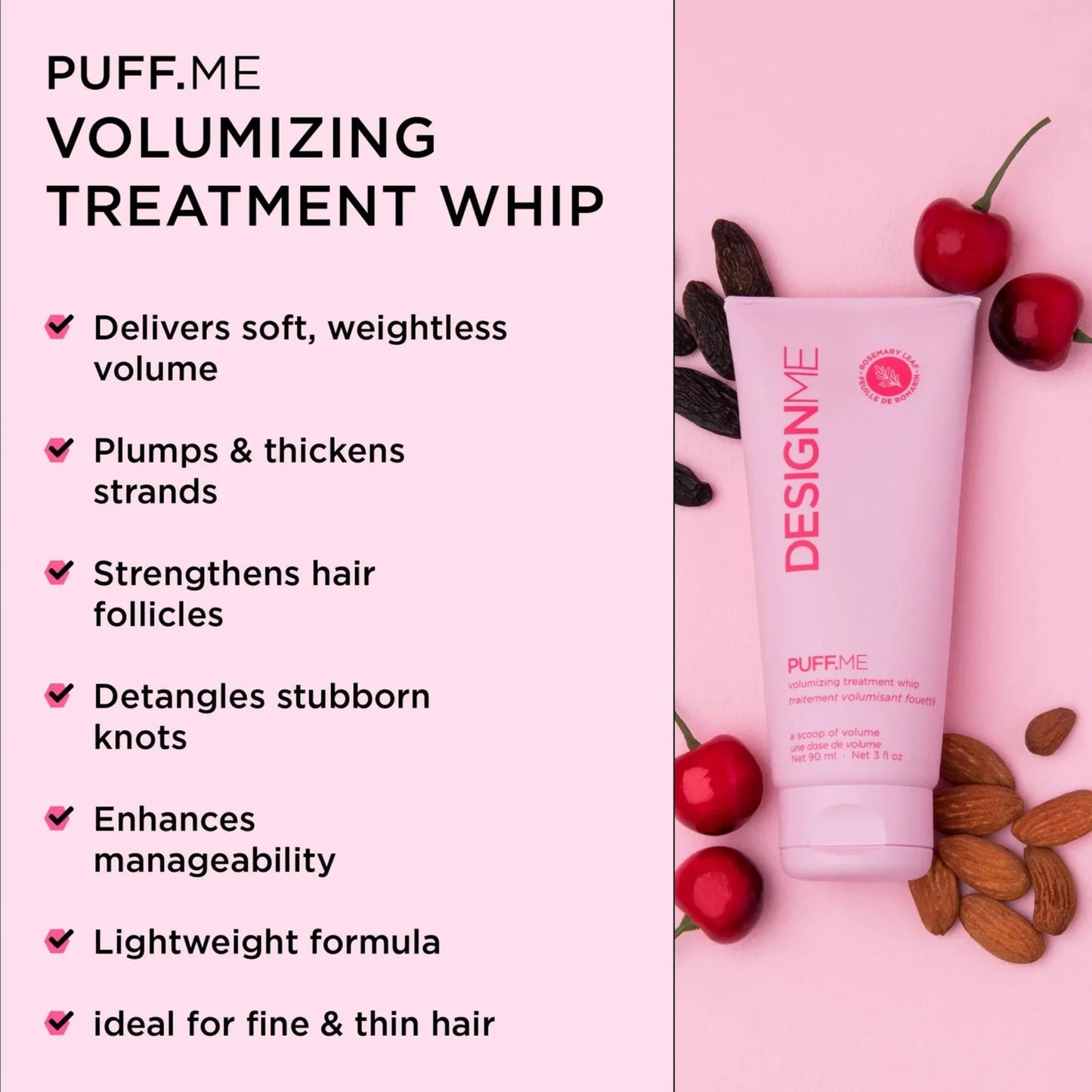 Trio pour le Volume Puff.me - Design.me