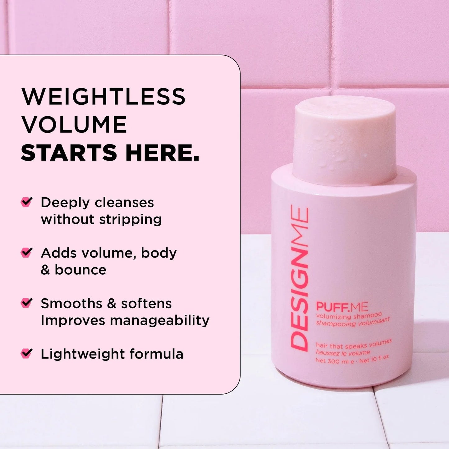 Trio pour le Volume Puff.me - Design.me