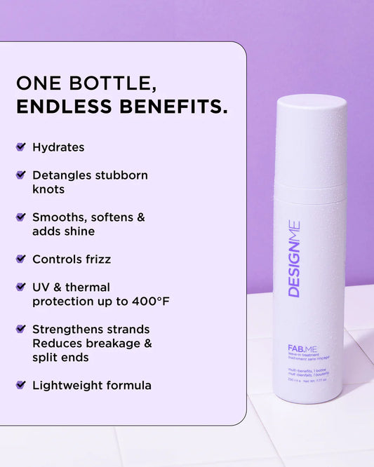 Traitement sans rinçage pour les blondes 230 ml Fab.Me - Design.Me